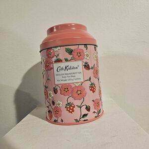Cath Kidston Strawberry Pink Tea Tin